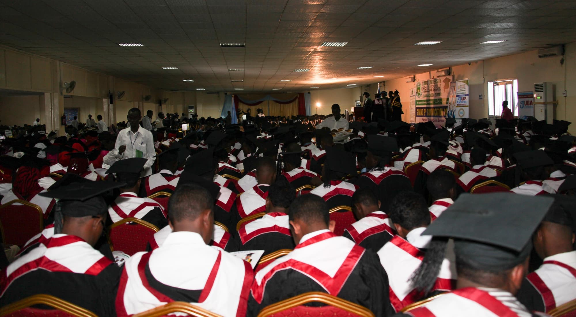 A SIMAD University convocation hall during an official ceremony